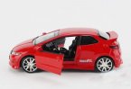 1:32 Scale Kids Red / Yellow / White Diecast Honda Civic Toy