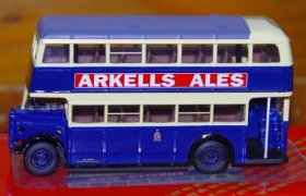 1:76 Dark Blue CORGI London ROYAL MAIL Double-Decker Bus Model