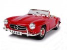 Red 1:18 Scale Maisto Diecast 1955 Mercedes-Benz 190SL Model