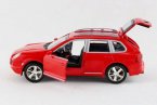 1:32 Black / White / Red / Cyan Diecast Porsche Cayenne Turbo S