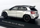 1:43 Silver Diecast 2017 Mercedes Benz GLA 45 4MATIC AMG Model