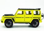 Black / Yellow 1:22 Diecast Mercedes-Benz Brabus SUV Toy