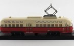 Red-White 1:87 Atlas PCC 10409 Atelies Bruges 1949 Tram Model