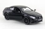 1:36 Scale Kids Black Diecast Mercedes Benz C63 S AMG Coupe Toy