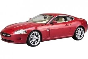 1:18 Scale Black / Red Welly Diecast Jaguar XK Coupe Model