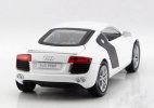 Kids White / Red / Black 1:32 Scale Diecast Audi R8 Toy