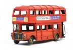 Small Scale Red 1905 Year Double Decker London Bus Model