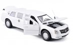 Kids 1:32 Scale White / Black Diecast Cadillac DTS Toy