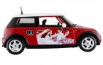 1:24 Scale Red MaiSto Diecast Mini Cooper Model