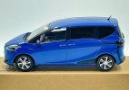 Blue 1:30 Scale Diecast 2016 Toyota Sienta MPV Hybrid Model