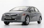 Gray / Red 1:18 Scale Diecast Honda CIVIC Model