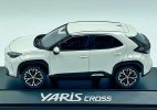 Black / White 1:30 Scale Diecast 2022 Toyota Yaris Cross Model