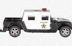 Kids Black-White SIKU 1334 Police Diecast Hummer Pickup Toy