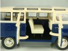 1:24 Scale Red / Blue / Green Retro Style 1962 VW School Bus Toy