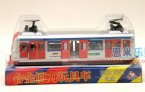 Kids Red / Green Pull-Back Function Diecast Hong Kong Tram Toy