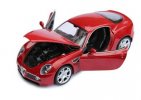 Red /Yellow /Black 1:24 Scale Welly Diecast Alfa Romeo 8C Model