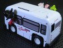 Kids White Mickey Mouse And Donald Duck Die-cast Bus Toy