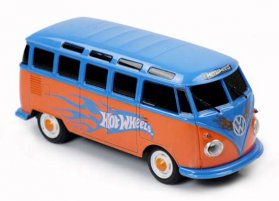 Full Functions 1:26 Scale Kids Blue-Orange R/C VW T1 Bus Toy