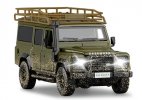 1:32 Scale Muddy Army Green Kid Diecast Land Rover Defender Toy