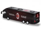 Black-Red A.C. Milan Painting Kids Diecast Coach Bus Toy