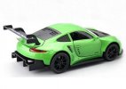 Kids 1:32 Green /Silver /Yellow Diecast Porsche 911 RSR Car Toy