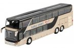 Kids Red / Blue / Golden Diecast Double Decker Bus Toy