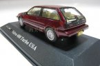 1:43 Scale Wine Red Atlas Diecast Volvo 480 Turbo USA Model