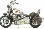 Medium Scale Handmade Tinplate Vintage Harley Davidson Model