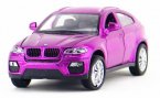 Kids Red / Blue / Purple / White 1:32 Scale Diecast BMW X6 Toy