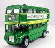 Green / Red / Blue Classical Alloy Double Decker London Bus
