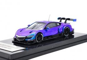 Purple 1:64 Diecast Honda Acura NSX Concept Super GT500 Model