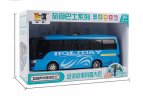 Kids Large Scale Green / Blue Plastic Holiday Coach Bus Toy