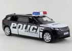 Kids 1:32 Police Black Diecast Land Rover Range Rover Velar Toy