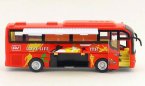 Red Kids Pull-Back Function Diecast Motor Homes Toy