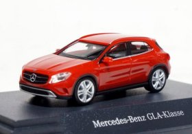 1:87 Black / Red Diecast 2015 Mercedes Benz GLA-Class Model