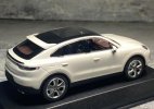 1:43 White Diecast 2019 Porsche Cayenne e-hybrid Coupe Model