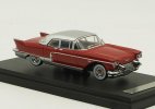 Red 1:64 Scale Hard Top Diecast 1957 Cadillac Brougham Model