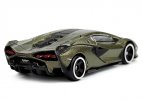 1:64 Scale Green Bburago Diecast Lamborghini Sian FKP 37 Model