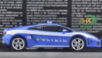 Blue 1:43 Police NOREV Diecast Lamborghini Gallardo LP560-4