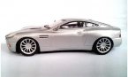 1:43 Scale Silver Diecast Aston Martin V12 Vanquish Model