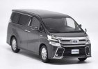 Gray / White / Black / Blue 1:30 Diecast Toyota Vellfire Model