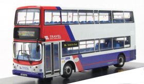 White 1:76 Scale NO.96 Diecast Alexander Double Decker Bus Model