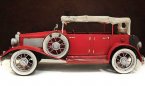 Red 1:12 Large Scale Tinplate 1935 Duesenberg Model SJ Car