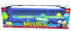 Large Scale Kids Blue / White Engineering Plastics Made Tour Bus