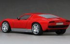 1:24 MotorMax Red / Yellow Diecast Lamborghini Miura Model