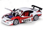 Red-White 1:24 Welly Diecast Nissan Silvia S15 RS-R Car Model