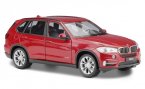 Red/ White / Black 1:24 Scale Welly Diecast BMW X5 Model