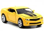 Kids 1:32 Scale Red / Yellow Diecast Chevrolet Camaro Toy