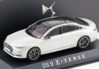 White 1:43 Scale NOREV Diecast 2021 DS 9 E-tense Model