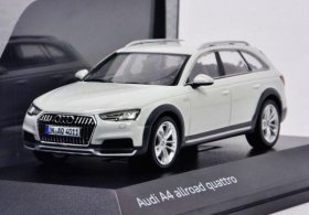 White / Black 1:43 Scale Diecast Audi A4 Allroad Quattro Model